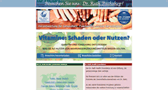 Desktop Screenshot of dr-rath-stiftung.de